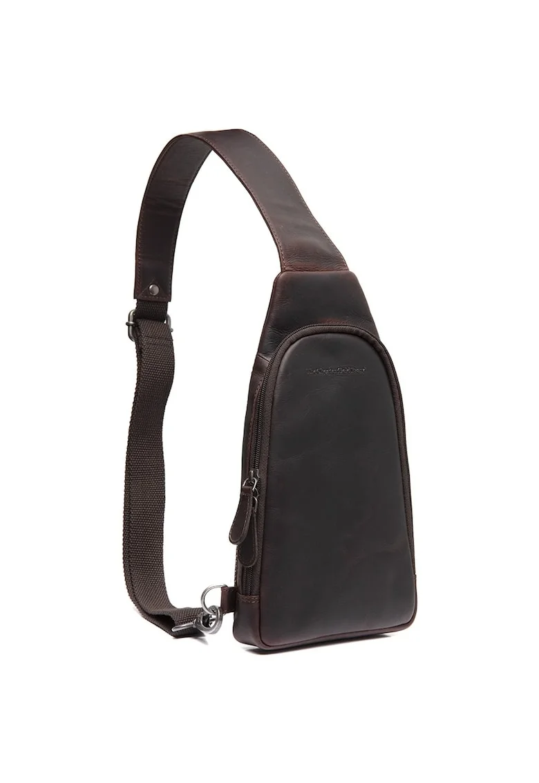 Geanta crossbody barbati piele naturala, 2 litri, Bowey,, Maro