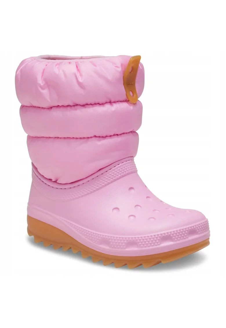 Cizme De Zapada Slip-on Copii,  Classic Neo Puff Boot, Roz, Roz