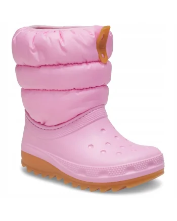 Cizme De Zapada Slip-on Copii,  Classic Neo Puff Boot, Roz, Roz