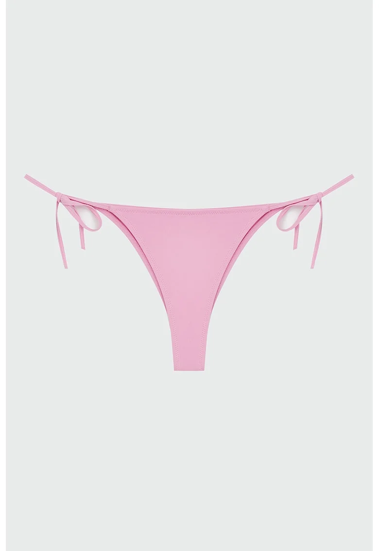 Slip uni cu prinderi laterale, Roz deschis