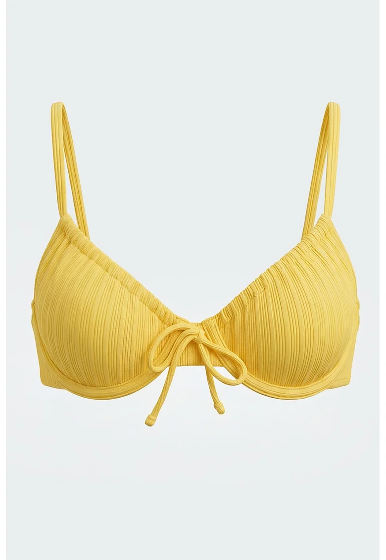 Sutien de baie cu sustinere metalica Dream, Galben