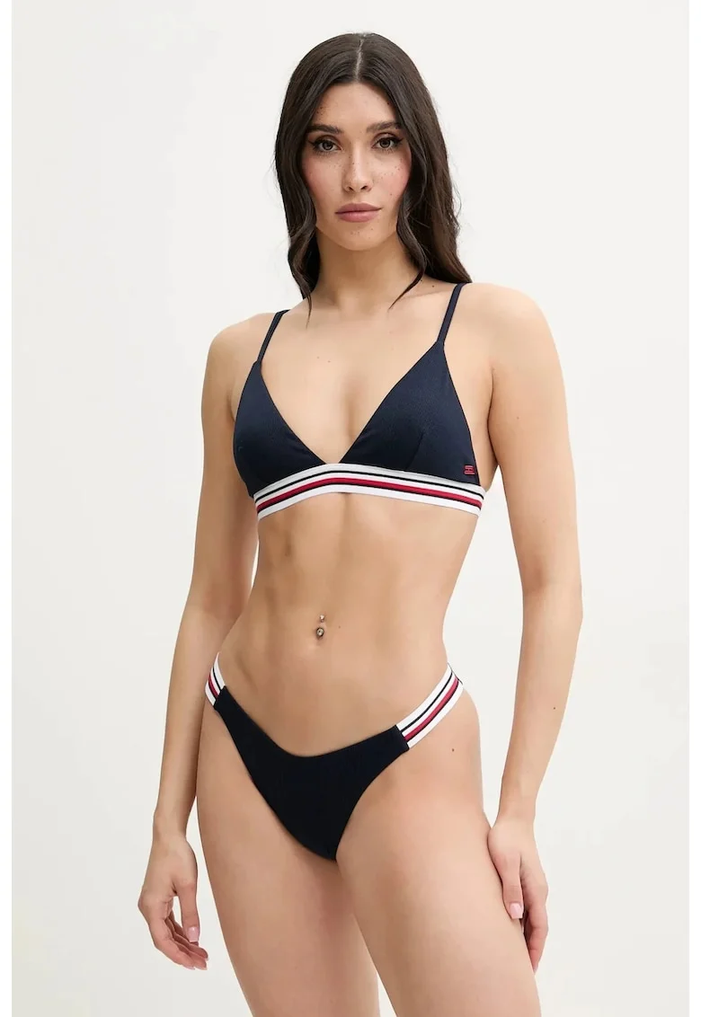 Costum de baie cu slip brazilian, Bleumarin