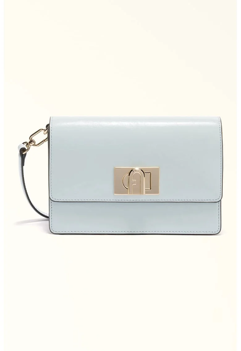 Geanta crossbody mini din piele 1927, Albastru