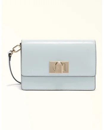 Geanta crossbody mini din piele 1927, Albastru