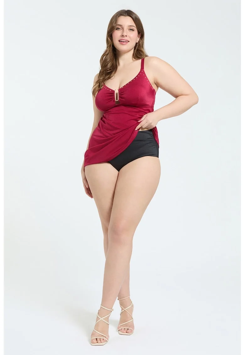 Slip cu talie medie, Negru