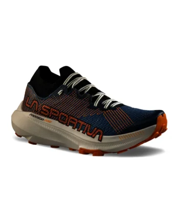 Pantofi slip-on Prodigio Pro pentru alergare, Albastru inchis/Portocaliu mandarina/Bej inchis