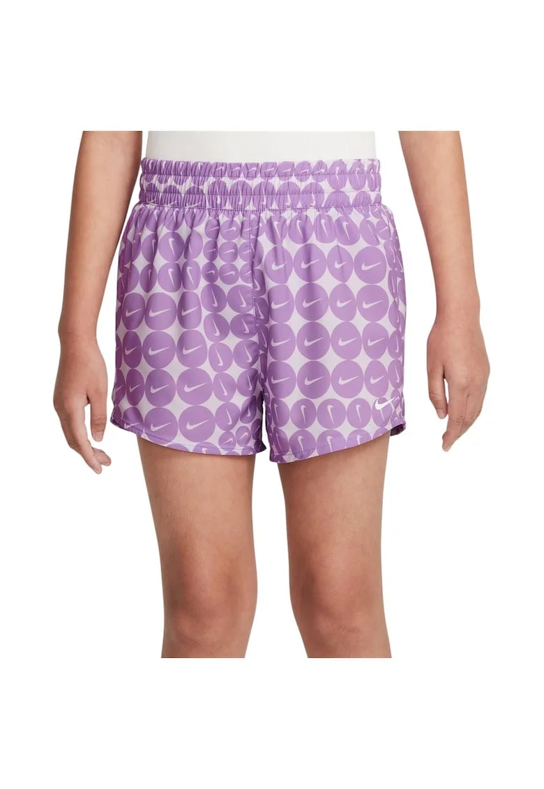 Pantaloni scurti  One, lejeri, cu slip interior, poliester, roz