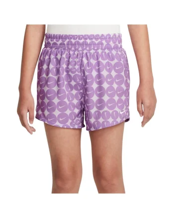 Pantaloni scurti  One, lejeri, cu slip interior, poliester, roz