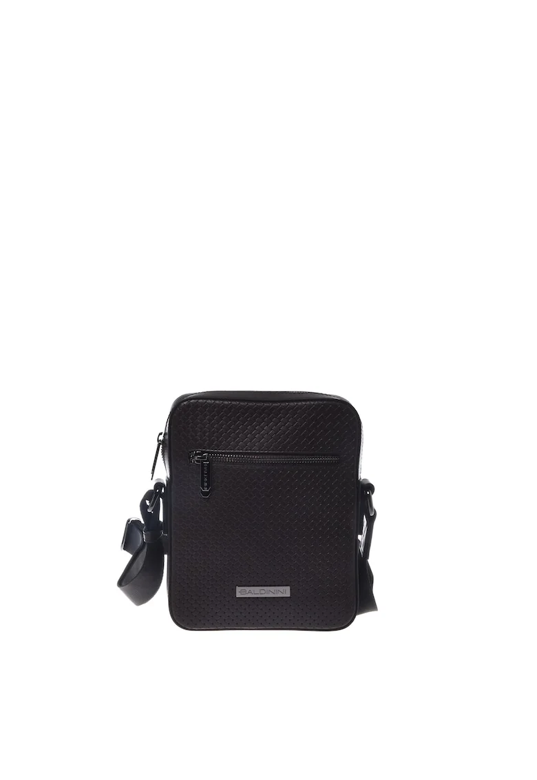 Geanta crossbody din piele, Maro