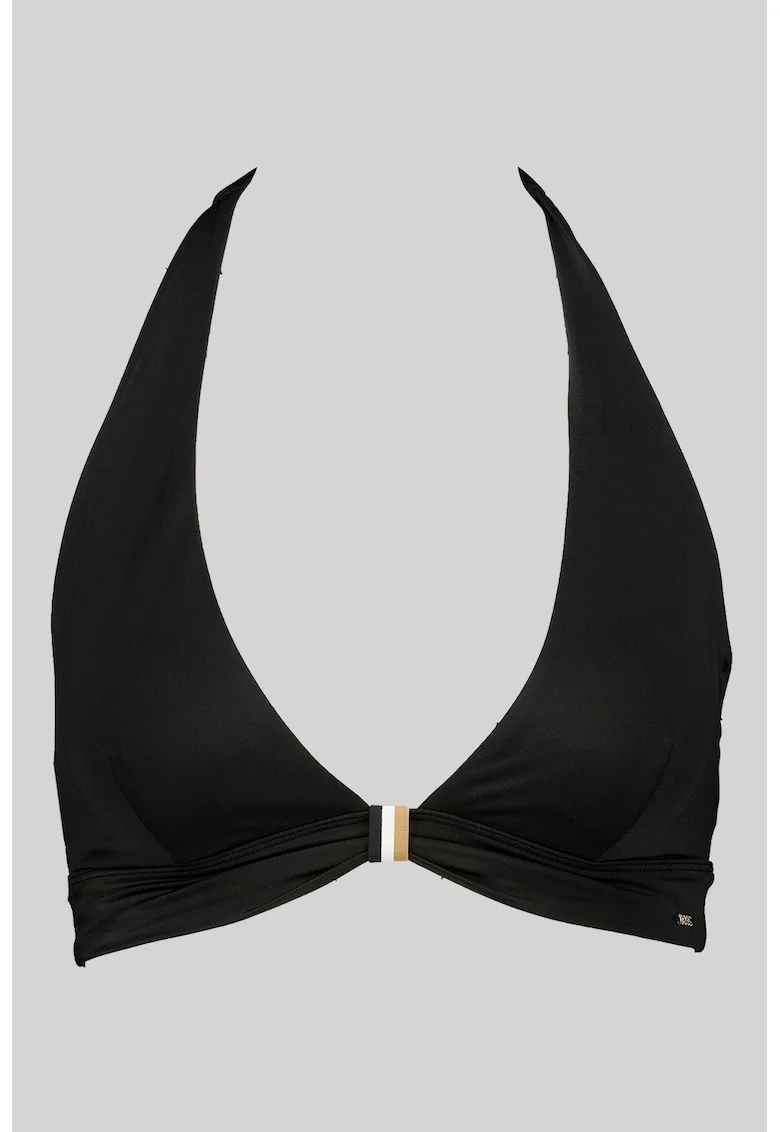 Sutien de baie triunghiular cu burete, Negru