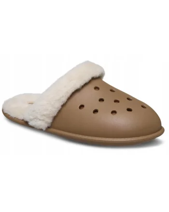barbati, papuci de casa, Classic Fuzz Scuff Slipper 212143, sepia, Maro