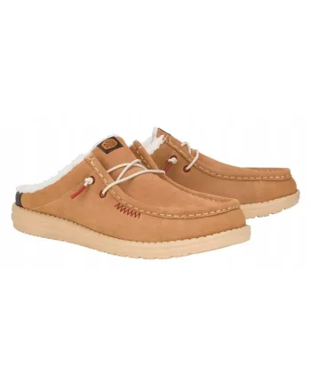 Mocasini Barbati Piele Naturala, Spuma EVA, Wally Slip Warmth, Maro, Maro