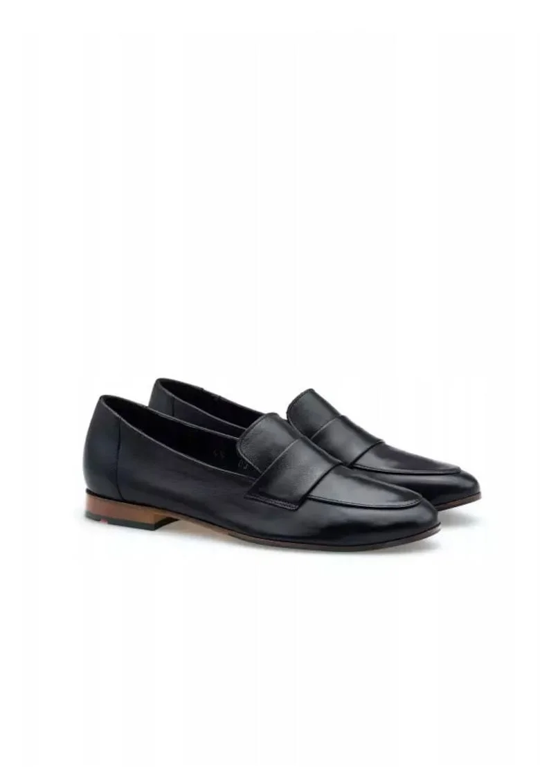 Pantofi slip-on femei  ROVIA 240, piele negru, Negru
