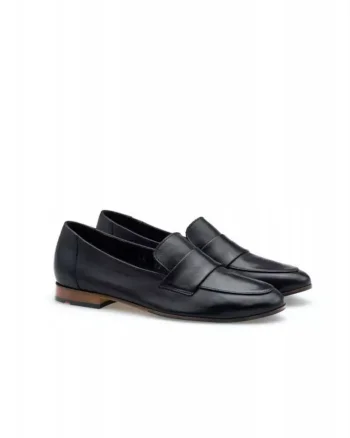 Pantofi slip-on femei  ROVIA 240, piele negru, Negru