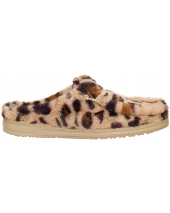 Mocasini izolati pentru Femei Spuma EVA, Wedny Slipper Fur, Maro, Maro