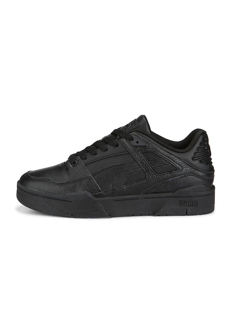 Pantofi sport de piele si piele ecologica Slipstream, Negru