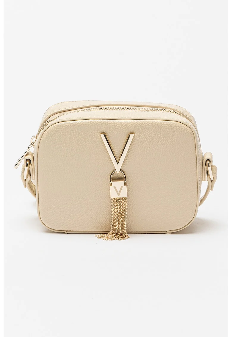 Geanta crossbody de piele ecologica Divina, Bej
