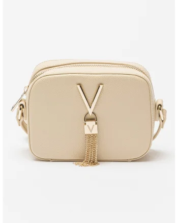 Geanta crossbody de piele ecologica Divina, Bej