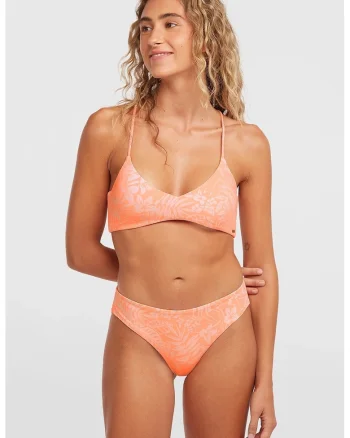 Slip cu model tropical, Roz somon