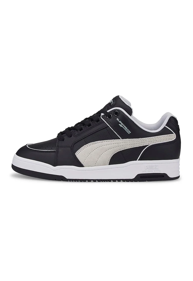 Pantofi sport de piele intoarsa si piele Slipstream Retro Sum, Alb/Negru
