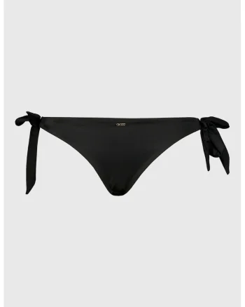Slip cu snururi laterale, Negru