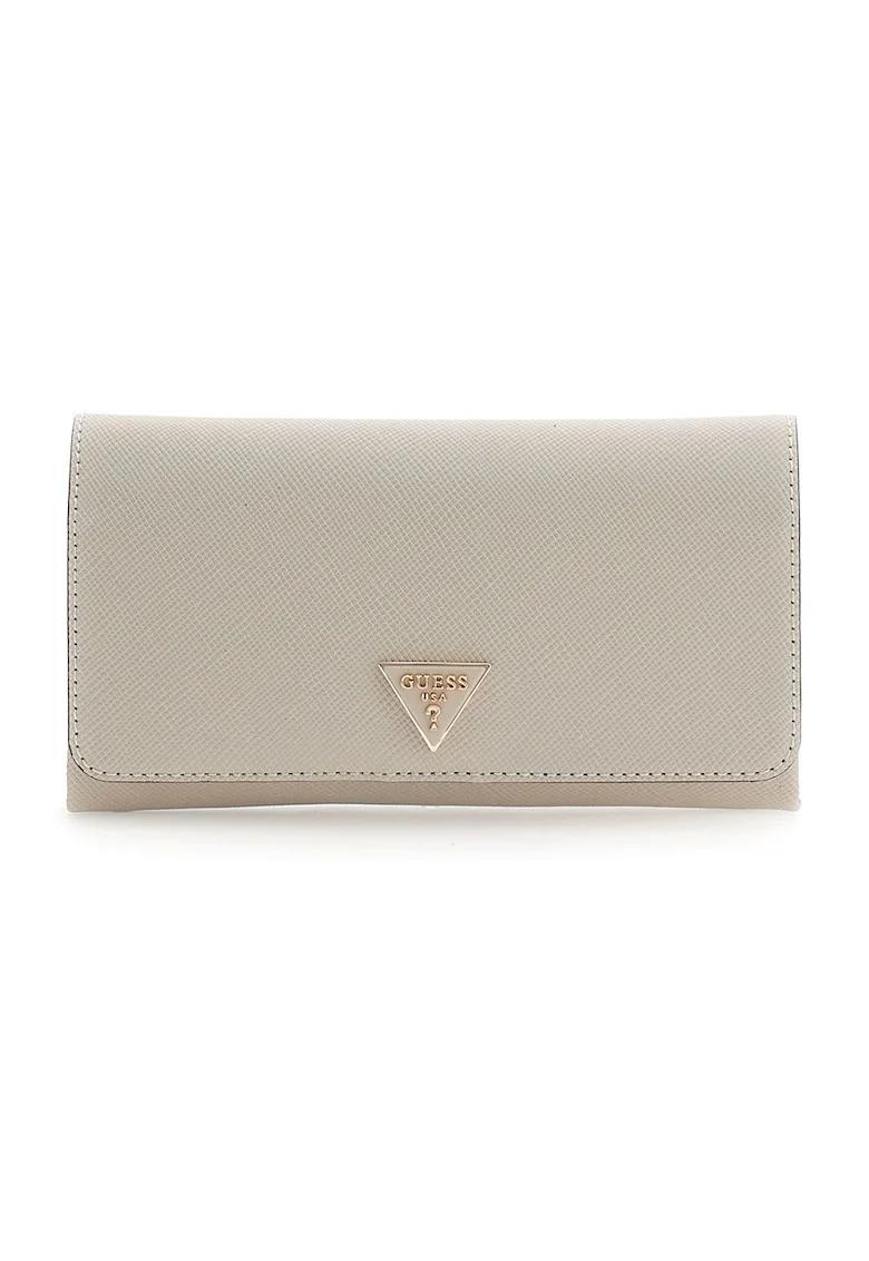 Geanta crossbody din piele ecologica cu bareta din lant Noelle, Maro taupe deschis