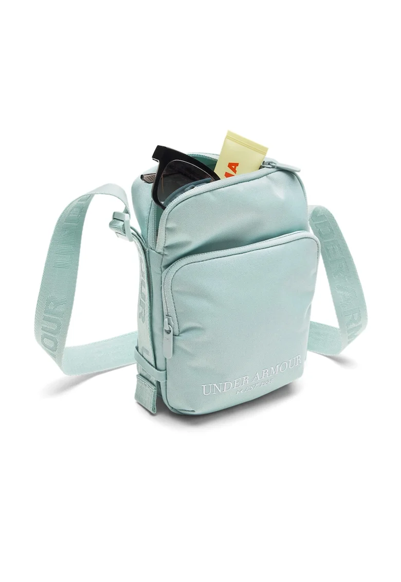 Geanta crossbody Lite, Alb/Albastru glaciar