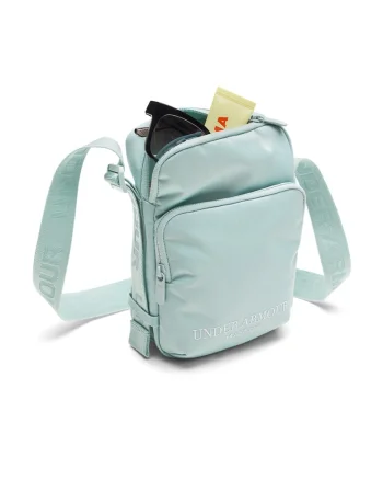 Geanta crossbody Lite, Alb/Albastru glaciar