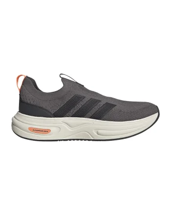 Pantofi sport Cloudfoam Cuxxion slip-on, Alb fildes/Portocaliu/Gri inchis