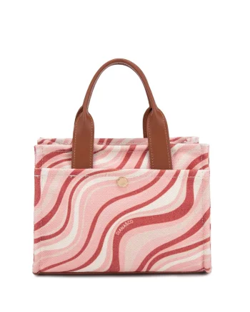 Geanta crossbody cu model valurit Astral, Roz