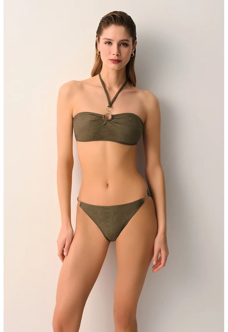 Sutien de baie cu burete Misty, Kaki inchis