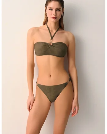 Sutien de baie cu burete Misty, Kaki inchis