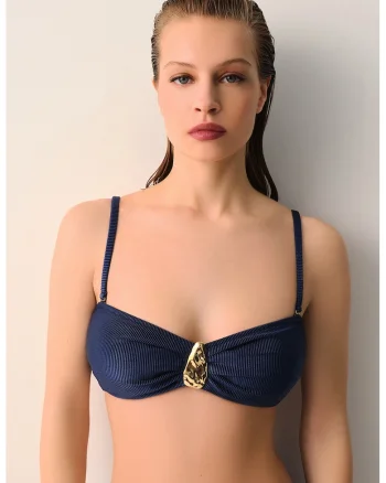 Sutien de baie striat, Bleumarin