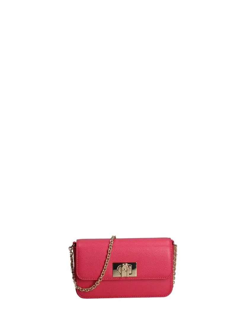 Geanta crossbody din piele Lumina, Rosu