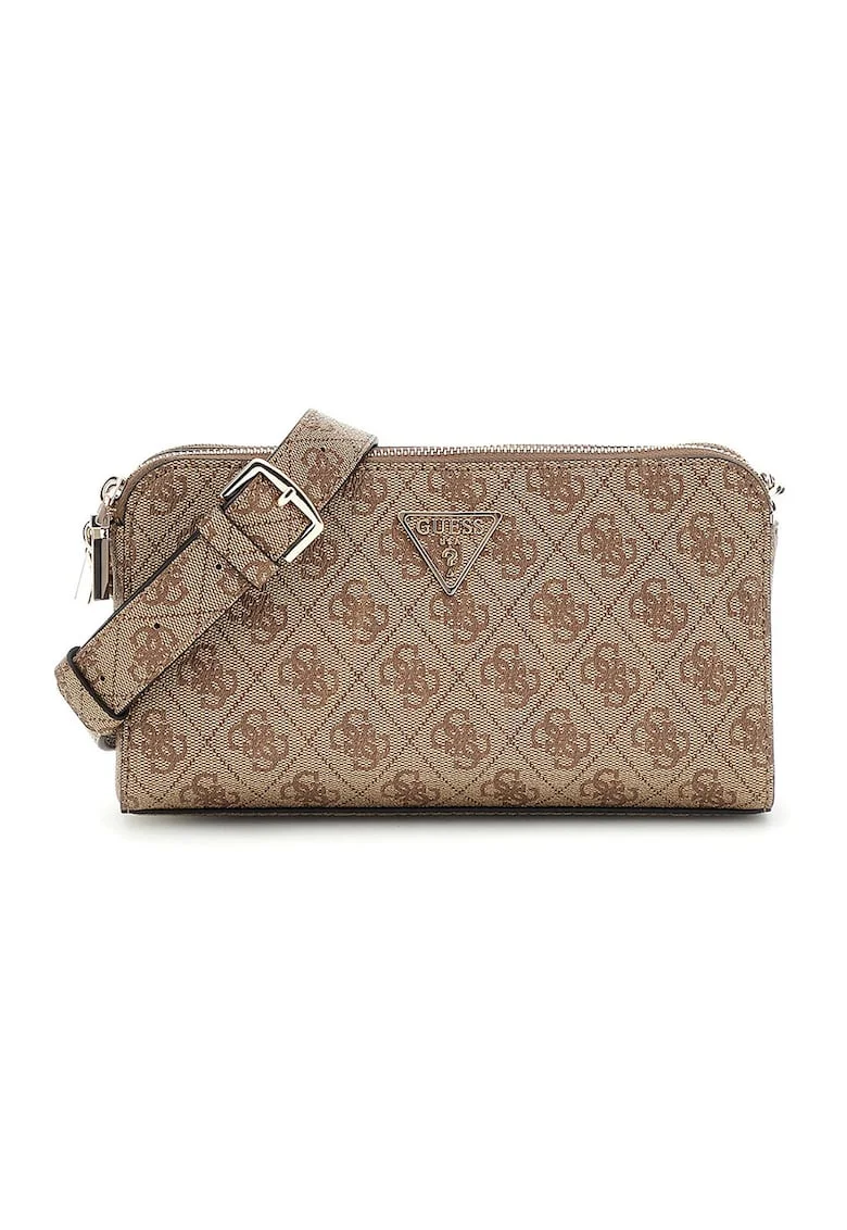 Geanta crossbody de piele ecologica Erica, Maro