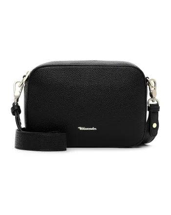Geanta crossbody de piele ecologica, Negru