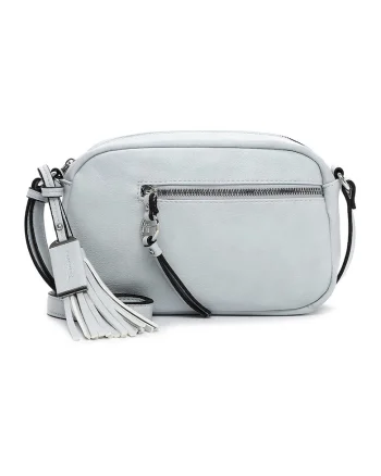 Geanta crossbody de piele ecologica Nele, Albastru