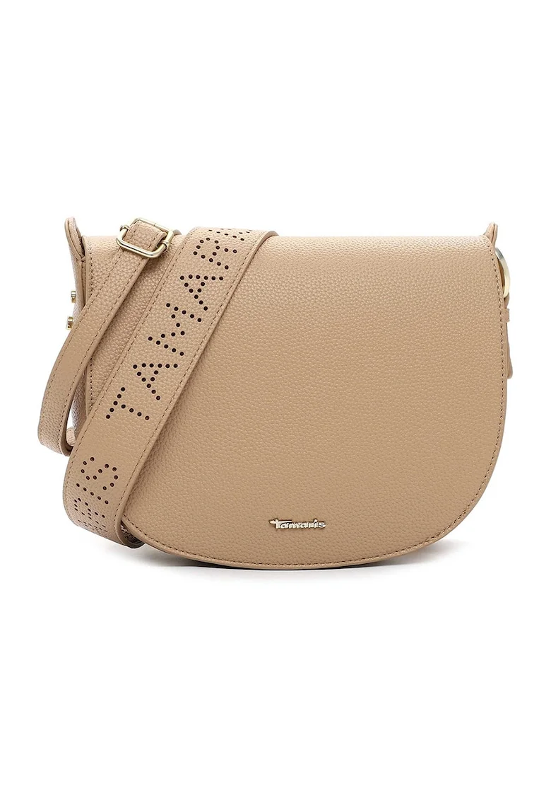Geanta crossbody de piele ecologica, Bej deschis