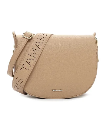 Geanta crossbody de piele ecologica, Bej deschis