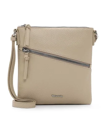 Geanta crossbody de piele ecologica Alessia, Bej