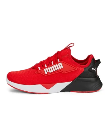 Pantofi sport slip-on, pentru alergare Retaliate 2, Alb/Negru/Rosu vermillion