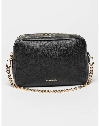 Geanta crossbody de piele Bryant, Negru
