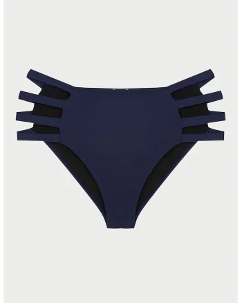 Slip cu decupaje laterale, Bleumarin