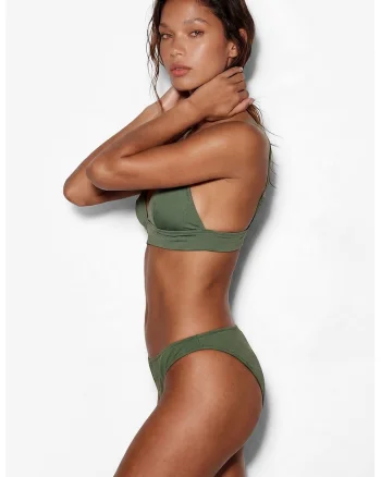 Slip cu model uni, Verde feriga