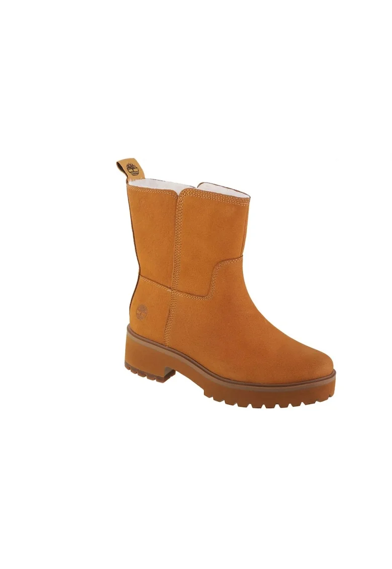 Ghete dama  slip-on, galben, piele naturala, talpa cauciuc