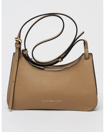 Geanta crossbody de piele ecologica Modem, Maro nisip