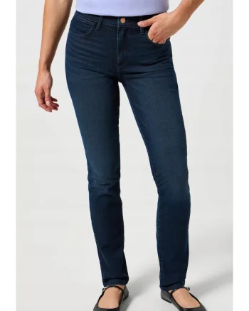 Blugi dama  slim, talie inalta, bleumarin, bumbac|elastan|poliester, colectia Body Bespoke,