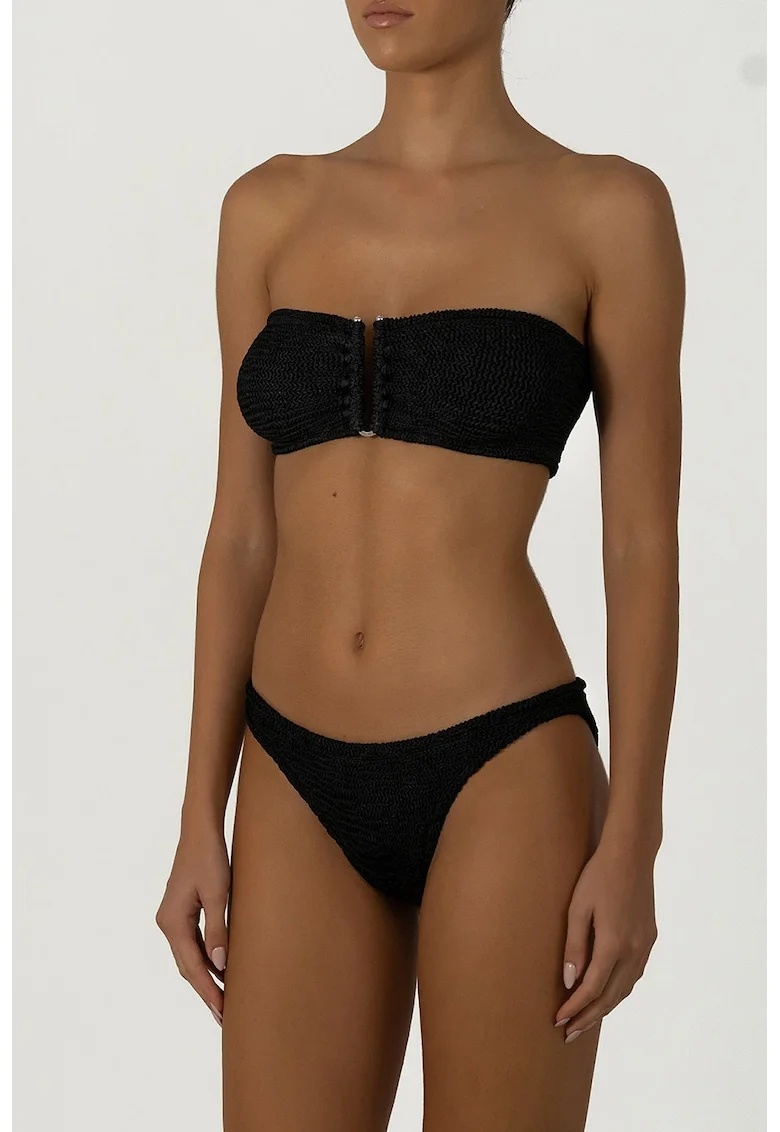 Set de sutien de baie si slip Bandeau - 2 piese, Negru