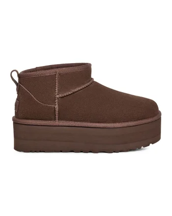 Ghete slip-on de piele intoarsa Classic Ultra Mini, Maro cognac