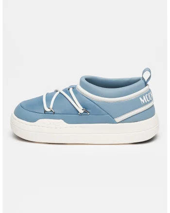 Pantofi sport slip-on din material rezistent la apa Park Icon, Alb/Albastru prafuit